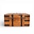 Brown Mid 20th Century Small Cedar Box With Iron Banding and Hardware For Sale - Image 8 of 8