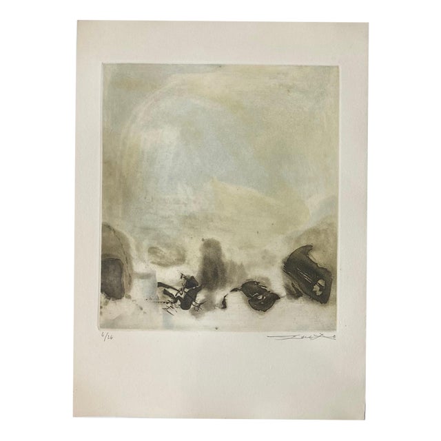 Zao Wou-Ki, The Pond, 1972, Etching For Sale