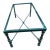 Vintage Brutalist Faux Verdigris Finish Glass Top Coffee Table - Styled After Giacometti For Sale
