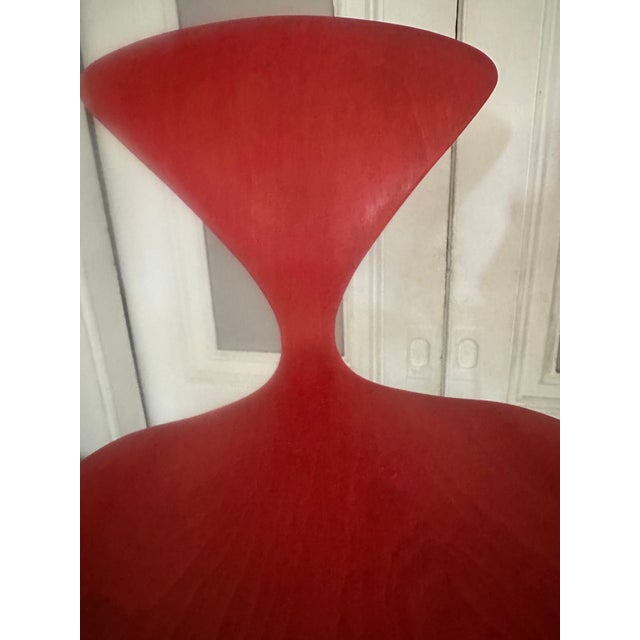 Norman Cherner Bar Stools Pair Plycraft Mid Century Modern 1960s Vintage For Sale In New York - Image 6 of 7