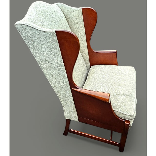 Stickley Vintage Stickley "Connecticut Valley" Wingback Chair For Sale - Image 4 of 12
