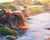 Coastal Shallow Focus by Judd Mercer | Oil On Panel Landscape with rocks and greenery in water. For Sale - Image 3 of 5