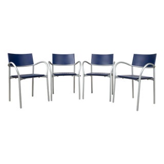 Segis Breeze Plastic Chairs by Carlo Bartoli, Set of 4 For Sale