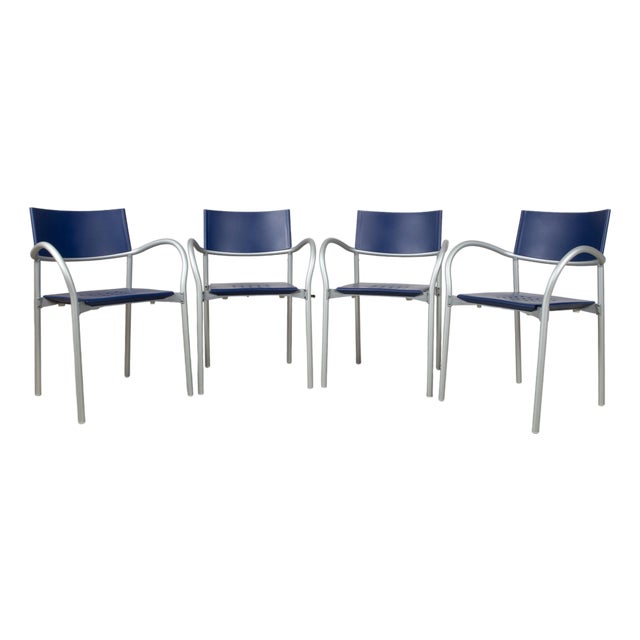 Segis Breeze Plastic Chairs by Carlo Bartoli, Set of 4 For Sale