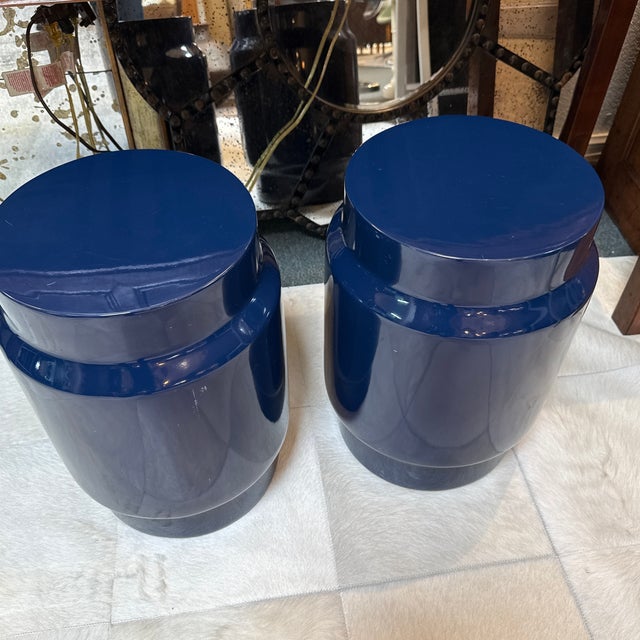 De La Espada for Neri & Hu Lianou Stools, Pair For Sale - Image 11 of 11