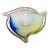 Seguso Sommerso Murano Art Glass Triangular Bowl or Ashtray, Italy 1960's For Sale