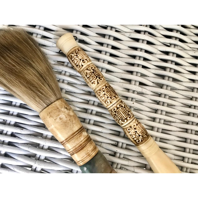 18th Century Asian Antique Calligraphy Brushes a Pair Chairish