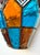 Pair of Hammered Glass Wrought Iron Sconces by Longobard, Italy, 1970s For Sale - Image 9 of 12