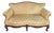 Louis XV English Sofa in Mahogany & Upholstery, 1800s For Sale