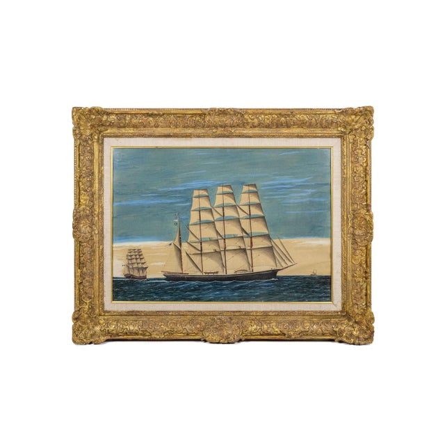 19th Century Gouache Figuring a Marine by Raphaël Rispoli For Sale - Image 12 of 12
