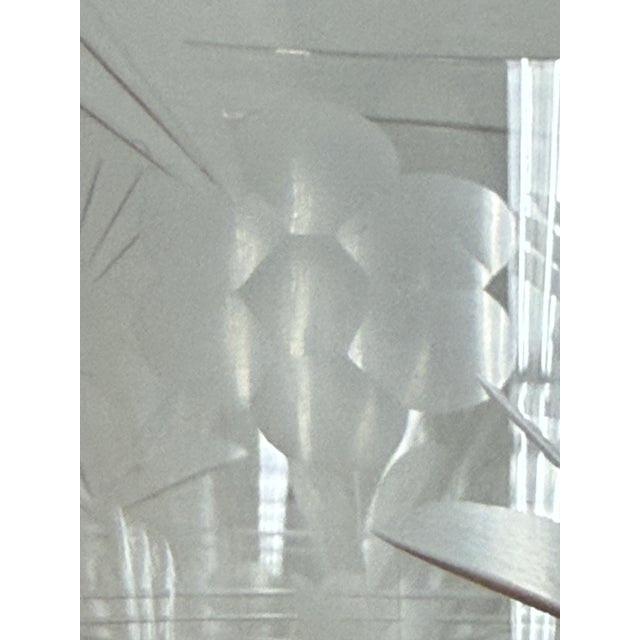 Transparent Libbey Rock Sharpe Wine Glasses, Set of Seven For Sale - Image 8 of 12