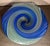 Murano Mid 20th Century Murano Attributed Large Spiral Glass Bowl For Sale - Image 4 of 9