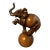 1950s Wooden Elephant on Ball Sculpture For Sale
