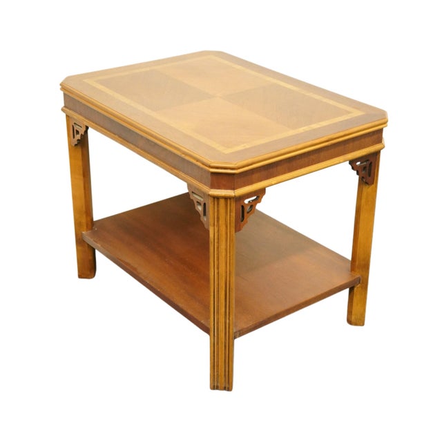 Lane Furniture Traditional Style 20x27" Banded Accent End Table 98805