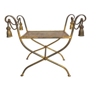 1950s Itaian Gilt Bench For Sale