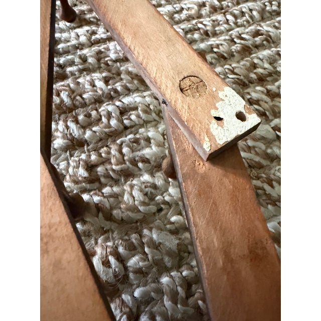 1960s Mid-Century Modern Yugoslavian Beech Wood Expandable Wall Coat & Hat Rack, 10 Pegs For Sale In San Diego - Image 6 of 9