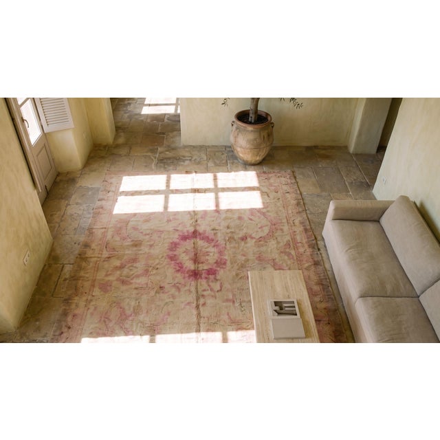 Magnificent Antique French Savonnerie Rug With Impressive Floral Design For Sale - Image 10 of 12