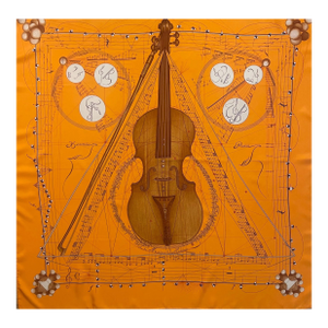 Hermès Silk Scarf “La Musique Des Sphères” 1996