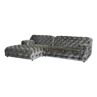 Cocoa Island Fabric Corner Sofa from Bretz For Sale