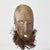 Wood Early 20th Century Metoko Wood Carved Mask With Raffia Beard For Sale - Image 7 of 9