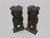 1970s Unknown, Pygmy Statues, 1970s, Wood, Set of 2 For Sale - Image 5 of 9