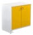 Restored 1970s Yellow and White Broyhill Chapter One Record Media Cabinet For Sale
