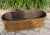 Rattan Wrapped Metal Planter With Round Handles For Sale - Image 12 of 13