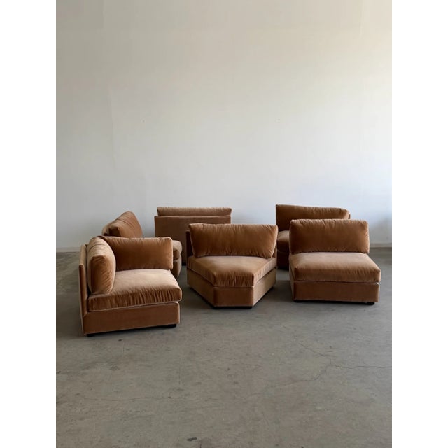 First picture W145 D88 H30.5 SD23 SH16.5 Corner W36 D36 H 30.5 Triangle W42 D36 H30.5 Square W34 D36 H30.5 This custom...