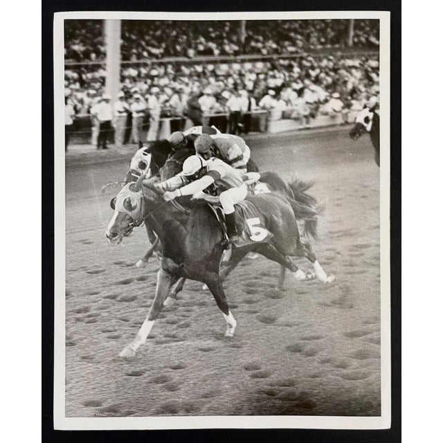 Traditional 1967 Tropical Park Horse Racing Photograph For Sale - Image 3 of 3