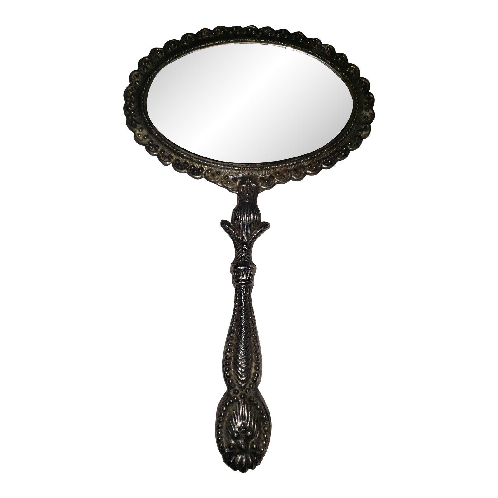 Antique HandHeld Vanity Mirror Chairish