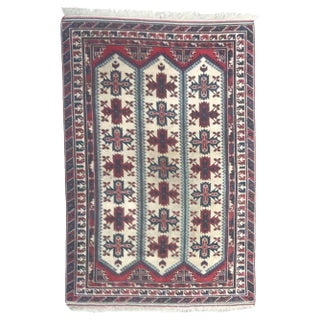 Vintage Room Size Turkish Kars Rug For Sale