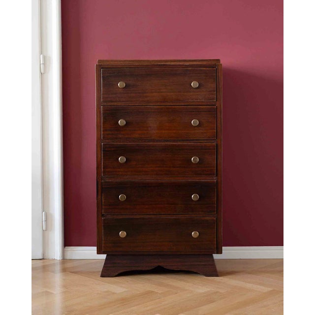 1930s French Art Deco Chest of Drawers, 1930s For Sale - Image 5 of 5