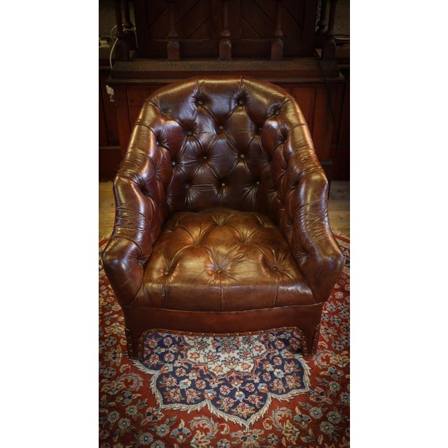 Branco Library Armchair in Tan Leather from Timothy Oulton, 2010s For Sale - Image 13 of 18