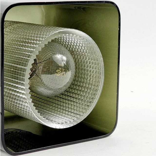 Metal 1960s Mid-Century Modern Orrefors by Carl Fagerlund Scandinavian Glass Pendant Light For Sale - Image 7 of 9