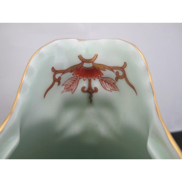 Lavish Kisen Kiln Japanese Imari Arita Ware Porcelain Gold Face Spout Pitcher For Sale - Image 9 of 11