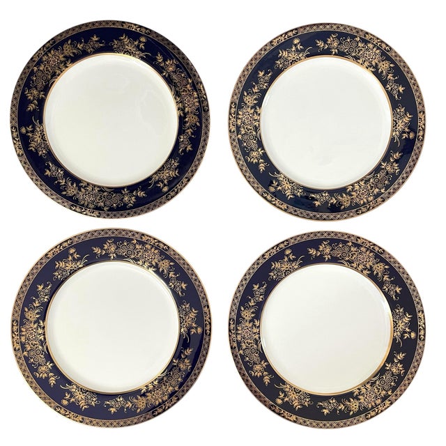 Traditional 10 Mikasa Bone China Buckingham A6 002 Narumi Japan Best Quality Dinner Plates For Sale - Image 3 of 7