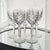 This set of five authentic Waterford Crystal Powerscourt wine glasses was produced in Ireland during the Late 20th...