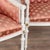 Pair of 20th Century Swedish Gray Painted Gustavian Armchairs For Sale - Image 11 of 14