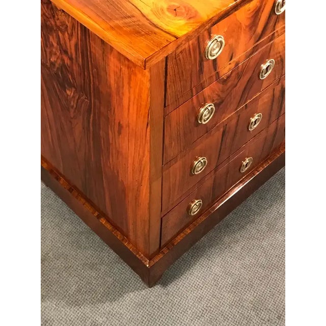 Biedermeier 1830 Biedermeier Walnut Dresser For Sale - Image 3 of 6