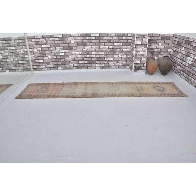 Handmade wool carpet in Turkish Anatolia , Vintage Oushak Rug,Turkish Vintage Anatolian Rug, Handmade wool Rug . One Of...