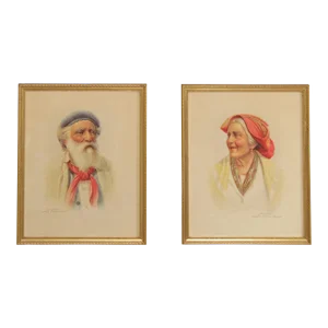Antonio Enrico Fiorentino Italian Portrait Prints