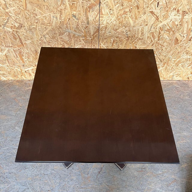 1980’s Heavy Weight Bentwood Square Café Table. Classic heavy duty bentwood dining table from an Eastern European...