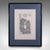 This is a vintage 18th century street map of London. An English, framed reproduction showing the parishes of St Clement's...