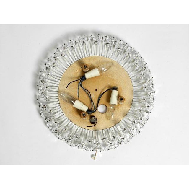 White Small Mid-Century Modern Flower Mirror by Schöninger, 1950s For Sale - Image 8 of 18