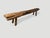 Andrianna Shamaris Teak Wood Log Style Bench For Sale In New York - Image 6 of 6