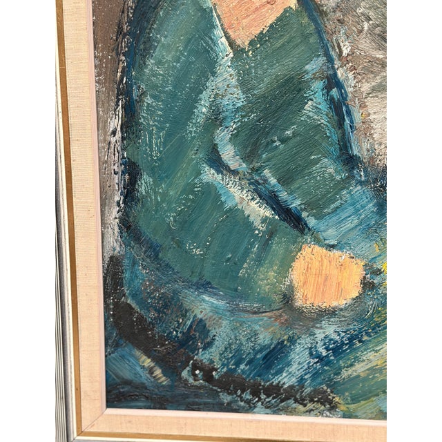Gösta Falck, Woman, 1960s, Oil on Canvas, Framed For Sale - Image 10 of 14