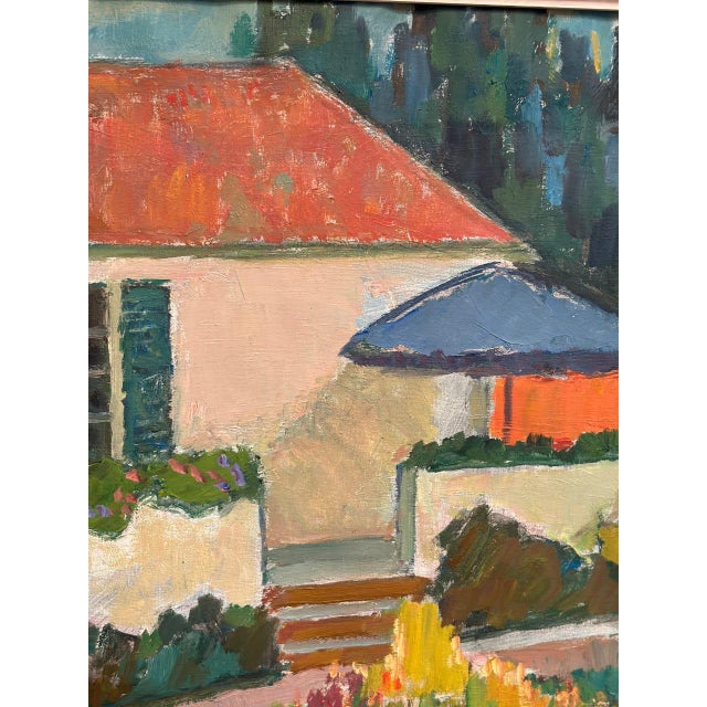 Carl Magnus Lindqvist, Summer Cottage, 1960s, Oil on Canvas, Framed For Sale - Image 16 of 18