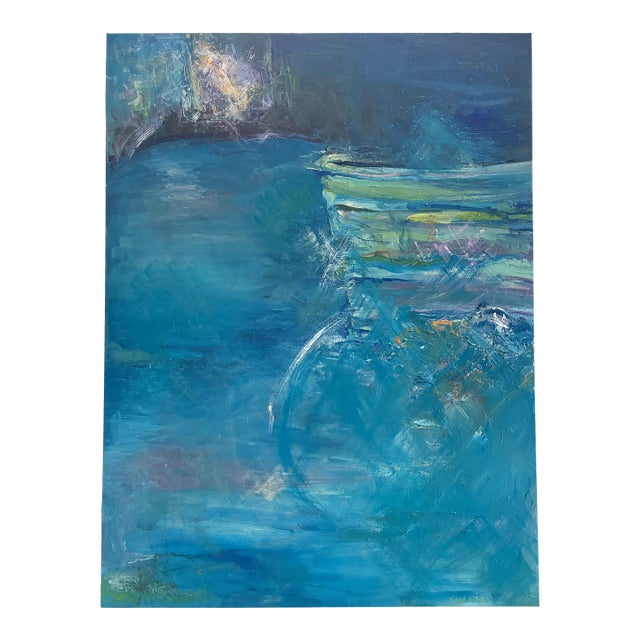 "The Grotto", Original Oil Painting, Abstract Art For Sale