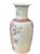 Ceramic Vintage Chinoiserie Porcelain Famille Rose Style Vase 16" H For Sale - Image 7 of 9