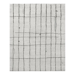 Moroccan Inspired Handwoven Rug For Sale